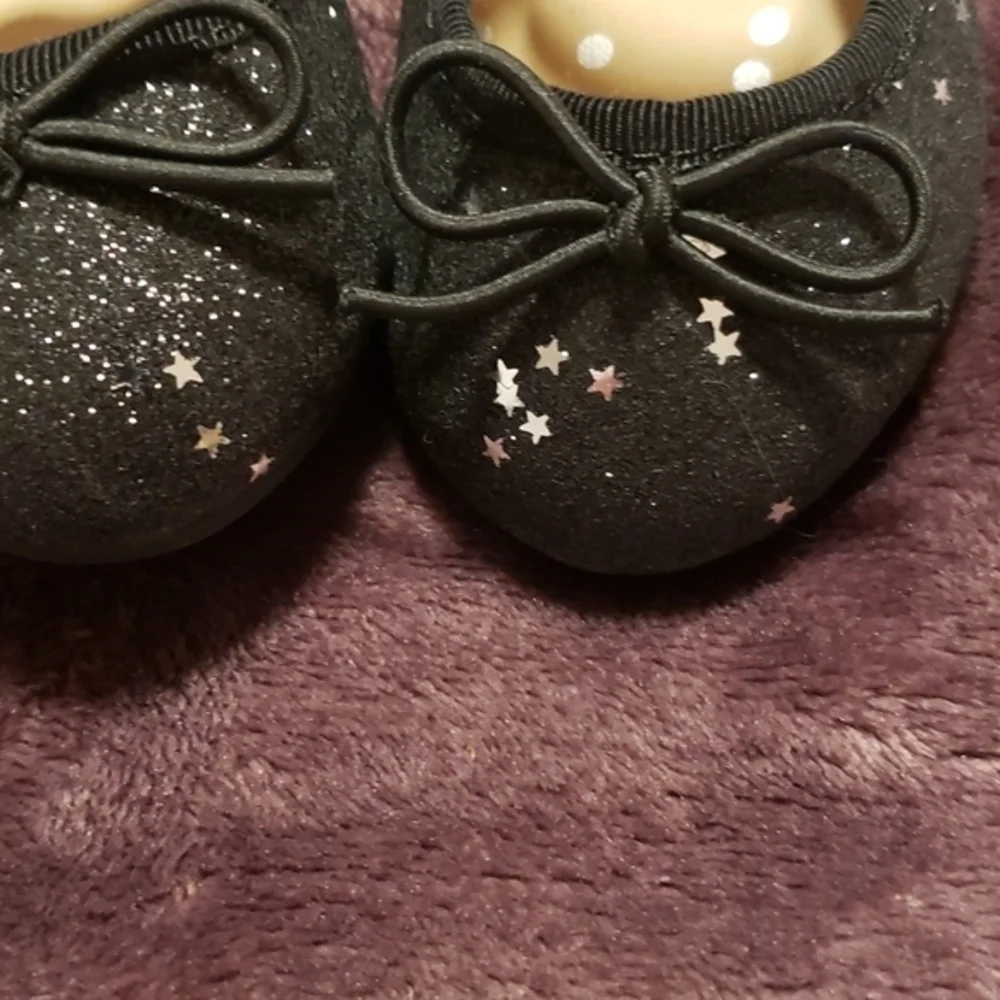 Cat‎ and Jack Sparkly Star Ballet Shoes